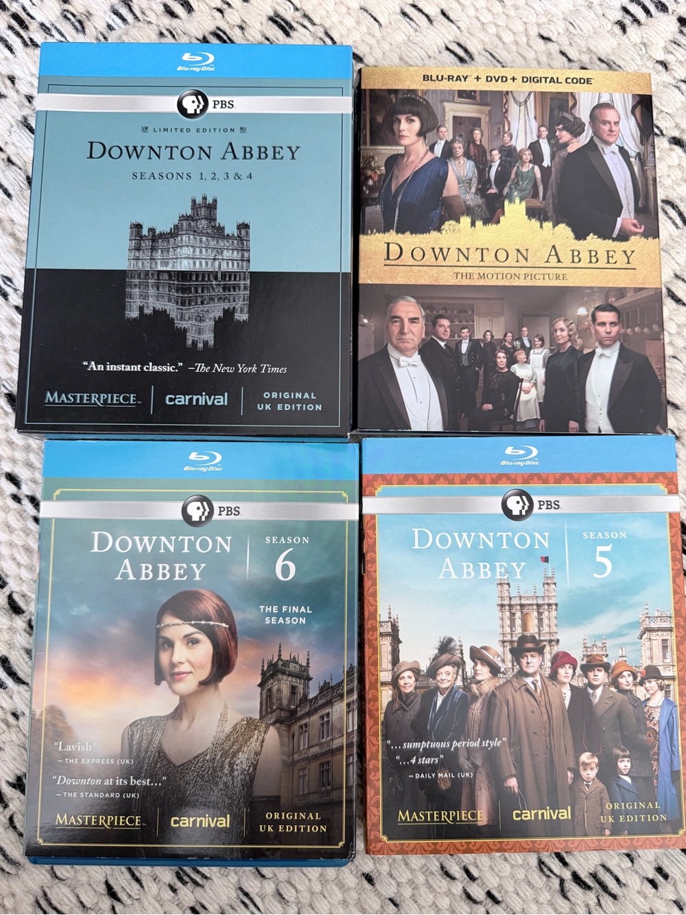 Downton Abbey Blu-ray Collection - PBS Editions (6 Seasons & Movie)